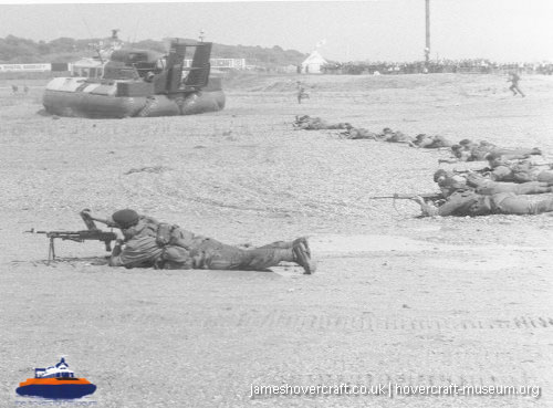 SRN5 with the IHTU -  (credit: The <a href='http://www.hovercraft-museum.org/' target='_blank'>Hovercraft Museum Trust</a>).